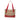 Beige Burberry Haymarket Check Canvas Tote