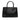 Black Prada Small Saffiano Lux Galleria Double Zip Satchel - Designer Revival