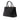 Black Prada Small Saffiano Lux Galleria Double Zip Satchel - Designer Revival