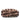 Beige Fendi Zucca Shearling Double F Baguette Satchel