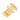 Gold Chanel CC Gold Plated Filigree Fringe Drop Brooch