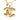 Gold Chanel CC Gold Plated Quilted Pendant Necklace