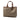 Brown Gucci Medium GG Supreme Web Loop Tote