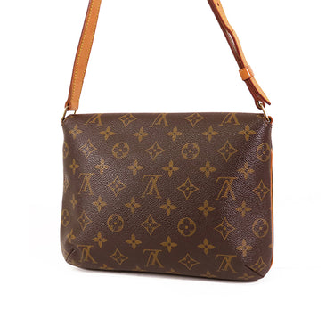 Brown Louis Vuitton Monogram Musette Tango Long Strap Crossbody Bag - Designer Revival
