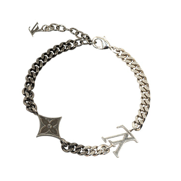 Silver Louis Vuitton LV Instinct Bracelet
