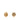 Gold Chanel CC Gold Plated Round Clip On Earrings