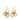 Gold Hermès Swift O Maillon Earrings