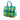 Blue Prada Woven Tessuto Shopping Tote Satchel