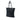Black Chanel Quilted Lambskin North South Sharpei Shopping Tote