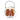 Orange Fendi Mini Zucca Suede Mon Tresor Bucket Bag
