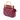 Red Chanel Quilted Calfskin Lady Card Holder with Chain Top Handle Bag Satchel