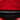 Red Saint Laurent Grain De Poudre Chevron Monogram Envelope Wallet on Chain Crossbody Bag