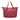 Pink Prada Saffiano Trimmed Tessuto Satchel