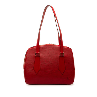 Red Louis Vuitton Epi Voltaire Shoulder Bag - Designer Revival