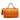 Orange Gucci Medium Pebbled Calfskin Soho Boston Bag
