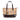 Brown Burberry Haymarket Check Canvas Handbag