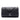 Black Chanel Medium Chevron Lambskin Surpique Flap Shoulder Bag