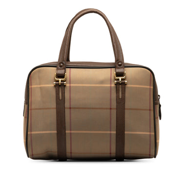 Brown Burberry Vintage Check Handbag - Designer Revival