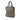 Black Bottega Veneta Nappa Intrecciato Houndstooth Vertical Tote