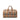 Beige Burberry Haymarket Check Canvas Travel Bag