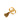 Gold Chanel CC Gold Plated Tassel Lava Fringe Brooch