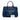 Blue Prada Saffiano Lux Galleria Double Zip Front Pocket Satchel - Designer Revival