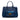 Blue Prada Saffiano Lux Galleria Double Zip Front Pocket Satchel - Designer Revival