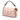 Pink Fendi Zucca Embroidered Canvas Baguette Satchel