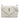 White Saint Laurent Quilted Lambskin Monogram Gaby Crossbody