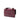 Red Fendi Mini Leather Flat Baguette Crossbody