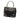 Black Prada Tartan Saffiano Trimmed Tessuto Satchel