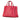 Pink Prada Saffiano Soft Triple Pocket Tote Satchel - Designer Revival