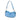 Blue Gucci Mini GG Canvas Moon Side Shoulder Bag