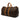 Brown Louis Vuitton Monogram Keepall 55 Travel Bag