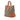 Taupe Prada Canvas Canapa Logo Convertible Tote Satchel - Designer Revival