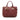 Red Prada Vitello Daino Zip Top Satchel