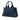 Blue Prada Small Denim Canapa Logo Satchel