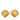 Gold Chanel CC Gold Plated Logo Flower Clip On Earrings