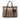 Brown Prada Canvas Canapa Logo Satchel