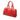 Red Bottega Veneta Nappa Intrecciato Boston Bag