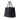 Black Prada Medium Saffiano Cuir Double Satchel - Designer Revival