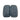 Blue Louis Vuitton Taiga Atoll Organizer - Designer Revival