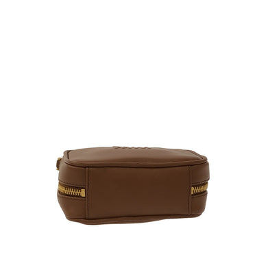 Brown Miu Miu Leather Micro Bag Satchel