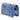 Blue Dior Baby Metallic Patent Microcannage Diorama Flap Crossbody Bag