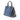 Blue Prada Medium Bicolor Saffiano Lux Promenade Satchel