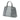 Gray Prada Medium Bicolor Saffiano Lux Promenade Satchel