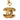 Gold Chanel CC Gold Plated Quilted Pendant Necklace
