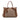 Brown Gucci Large GG Canvas Bella Satchel