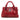 Red Bottega Veneta Mini Nappa Intrecciato Roma Satchel
