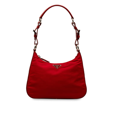 Red Prada Tessuto Shoulder Bag